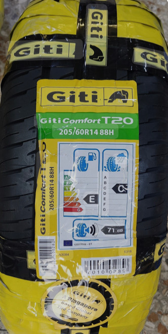لاستیک 205/60R15 جی تی چین 2025(خرید یک جفت +2 عدد والف هدیه)