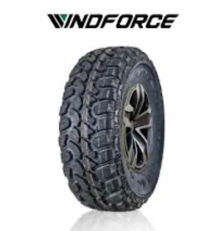 لاستیک 31/10.5R15 ویندفورس چین تاریخ2024گل mt(یک جفت +2عدد والف هدیه)