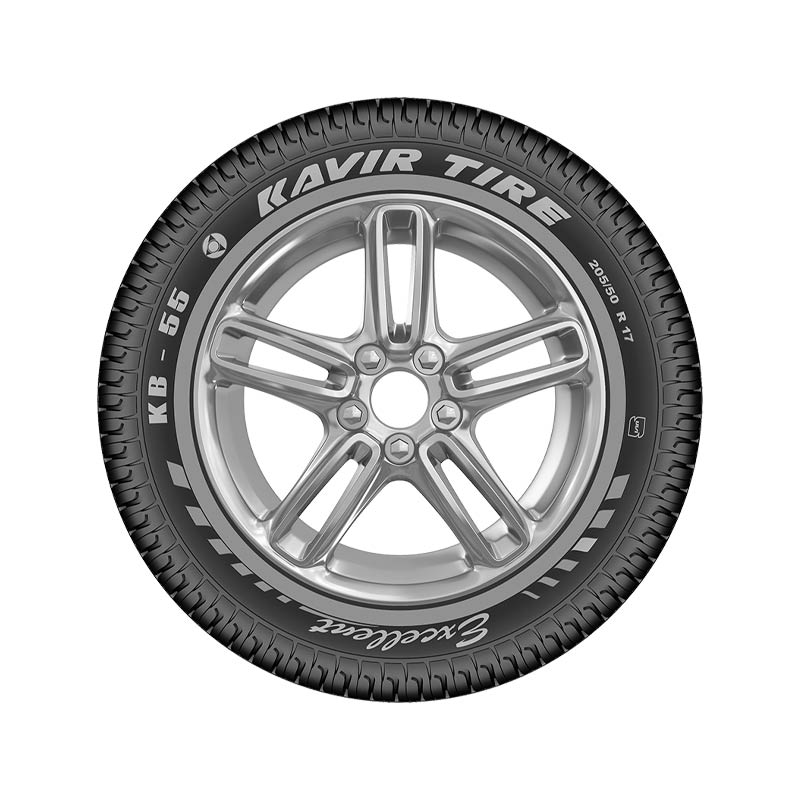 لاستیک کویر تایر 205/50R17 KB55 تاریخ 2025 (جفت) + 2 عدد والف هدیه