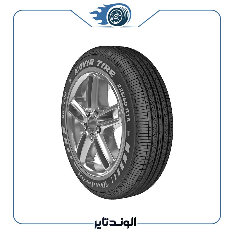 لاستیک کویر تایر 225/60R18 KB700 تاریخ 2025 (جفت) + 2عدد والف هدیه